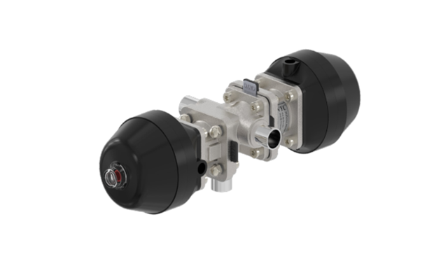 衛生(sheng)級不鏽(xiù)鋼多通(tōng)隔膜閥(fá)