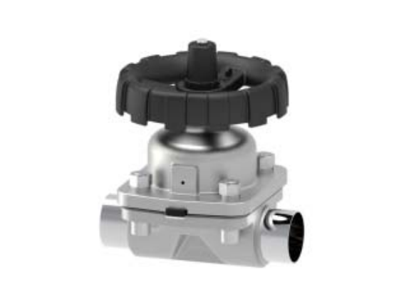 衛生級(jí)手動不鏽鋼隔膜(mo)閥